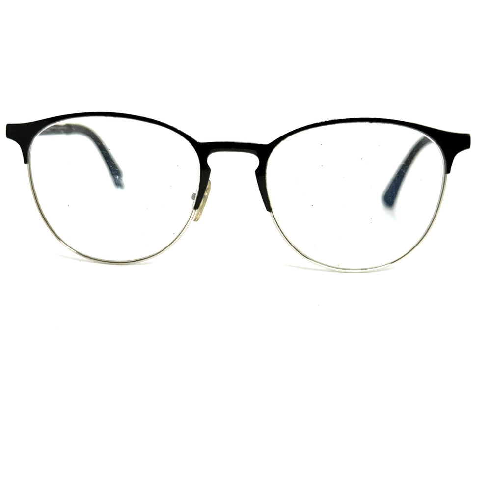 Ray-ban Rb 6375 2861 Eyeglasses Frames Half rim Black Round 53-18-145 20912